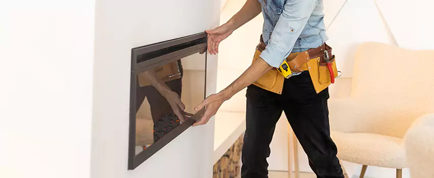 Metal Fireplace Installation in Del Rio, Texas