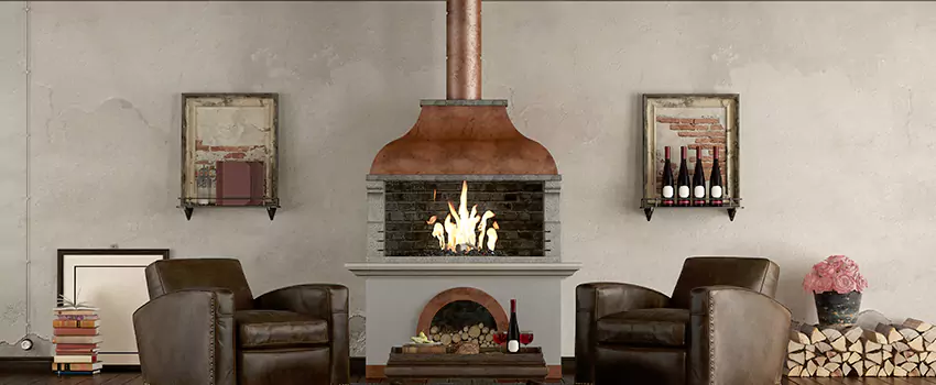 Thelin Hearth Products Providence Pellet Insert Fireplace Installation in Del Rio, TX