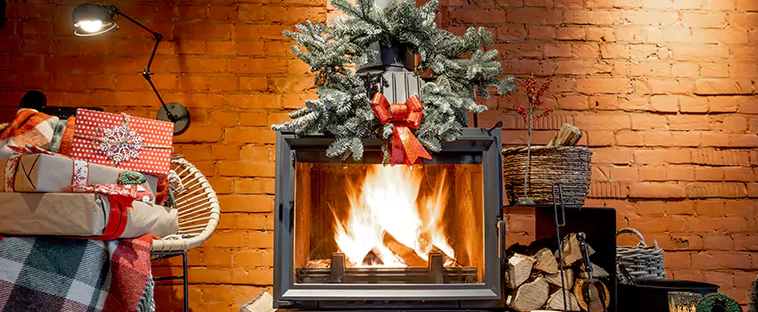 Travis Industries Linear Gas Fireplace Installation in Del Rio, Texas