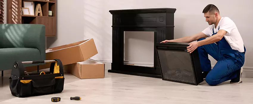 Old Rusted Metal Fireplace Repair And Replacement in Del Rio, TX